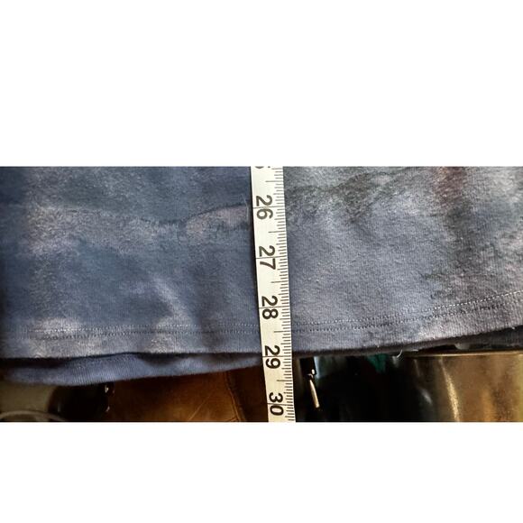 Barbara Lesser Women's Half Button Up Longline Tunic Blouse Size Medium - Picture 3 of 7